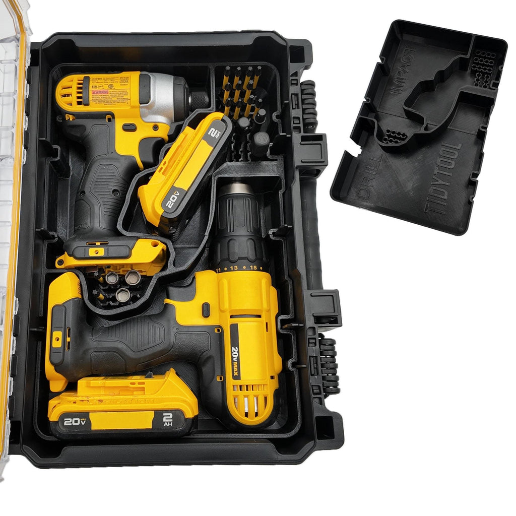 Dewalt 20V MAX Drill Impact Driver Organizer Insert for Deep Compact Organizer
