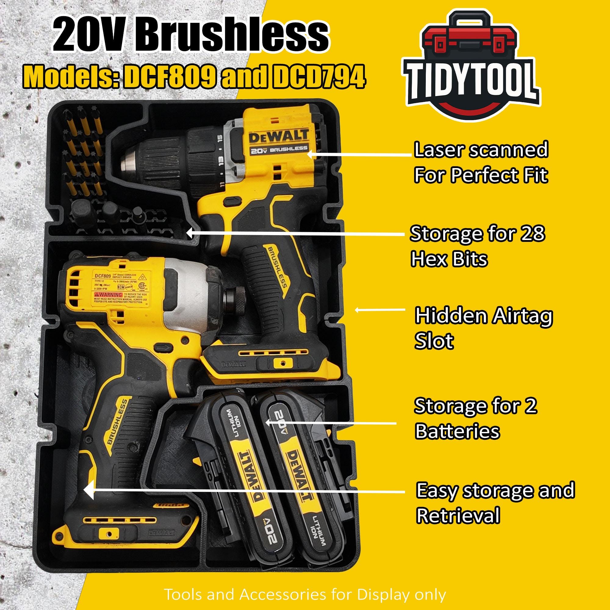 Dewalt 20V Brushless Drill Set Organizer for Deep Compact Organizer