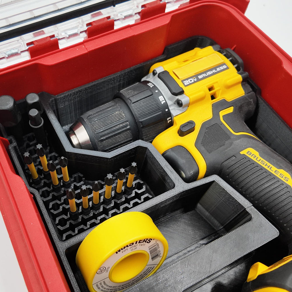 20V Brushless Impact (DCF809) Organizer for Milwaukee Compact Packout