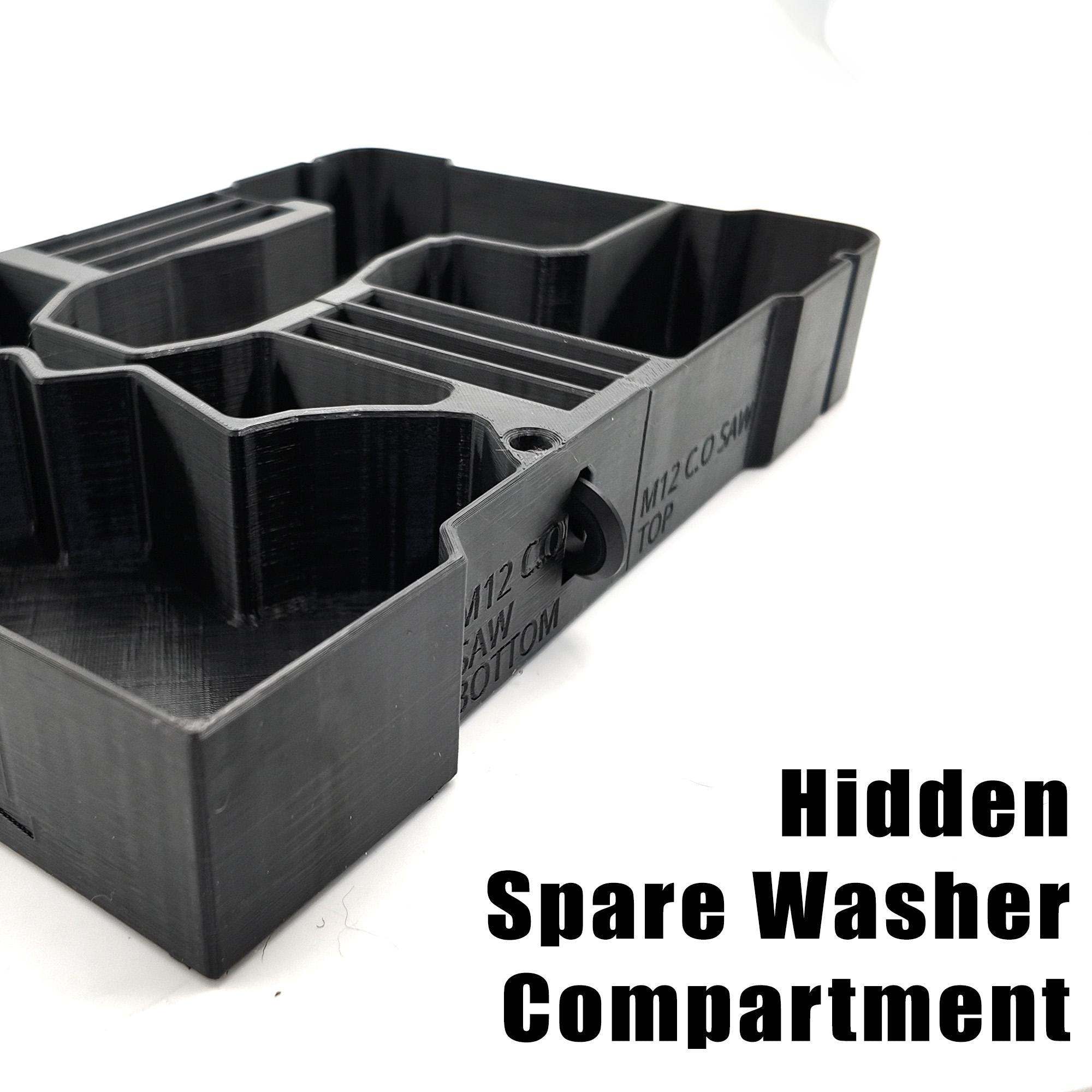 M12 Fuel 3" Compact Cut Off Tool Organizer for Milwaukee Compact Packout