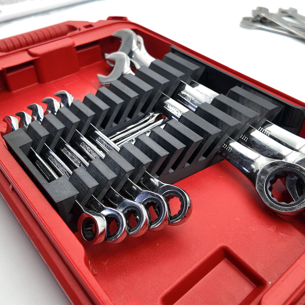 Wrench Organizer for Milwaukee Compact Packout (Version 2)