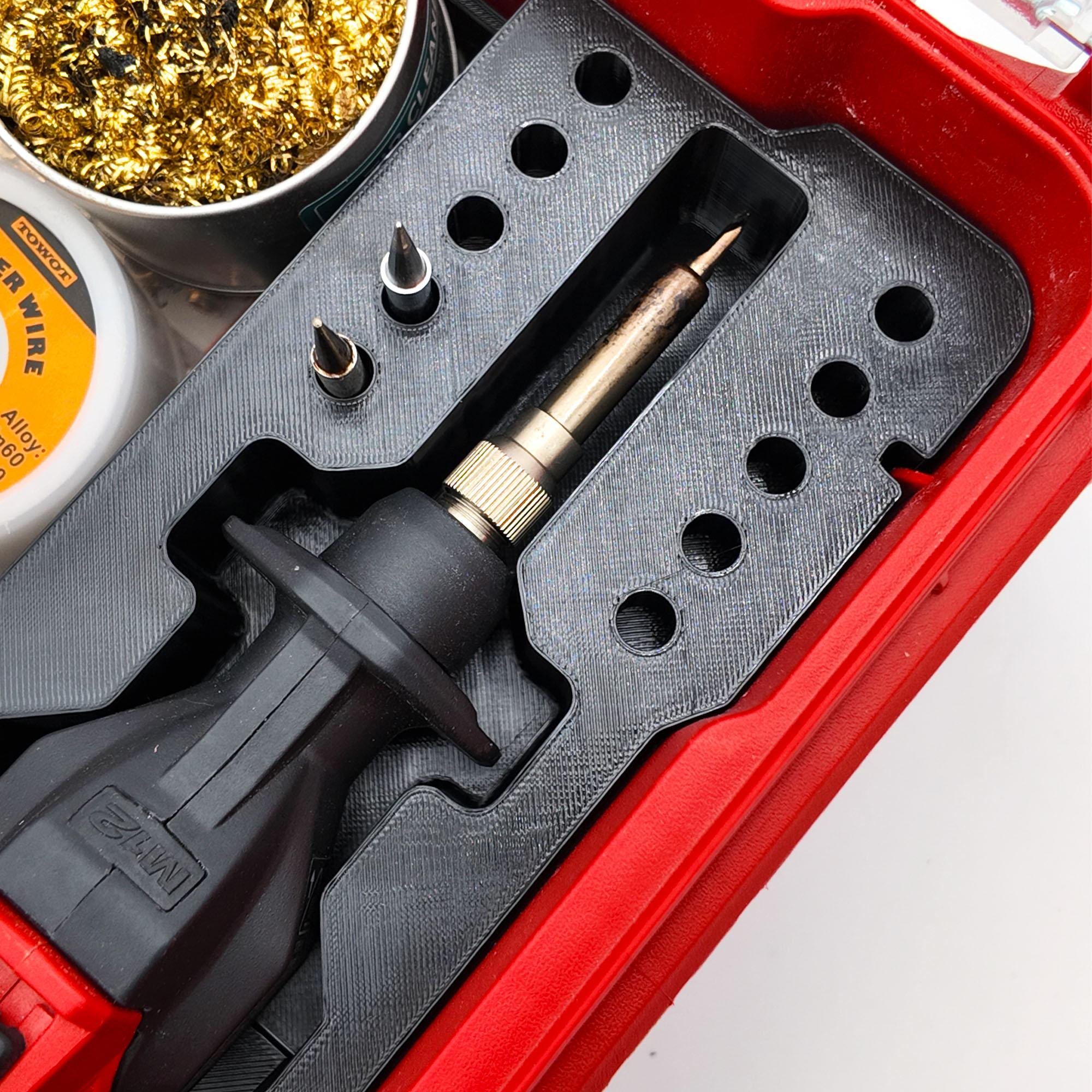 M12 Soldering Iron Organizer for Milwaukee Compact Packout (Version 2)