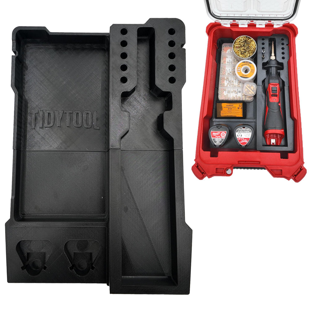 M12 Soldering Iron Organizer for Milwaukee Compact Packout (Version 2)