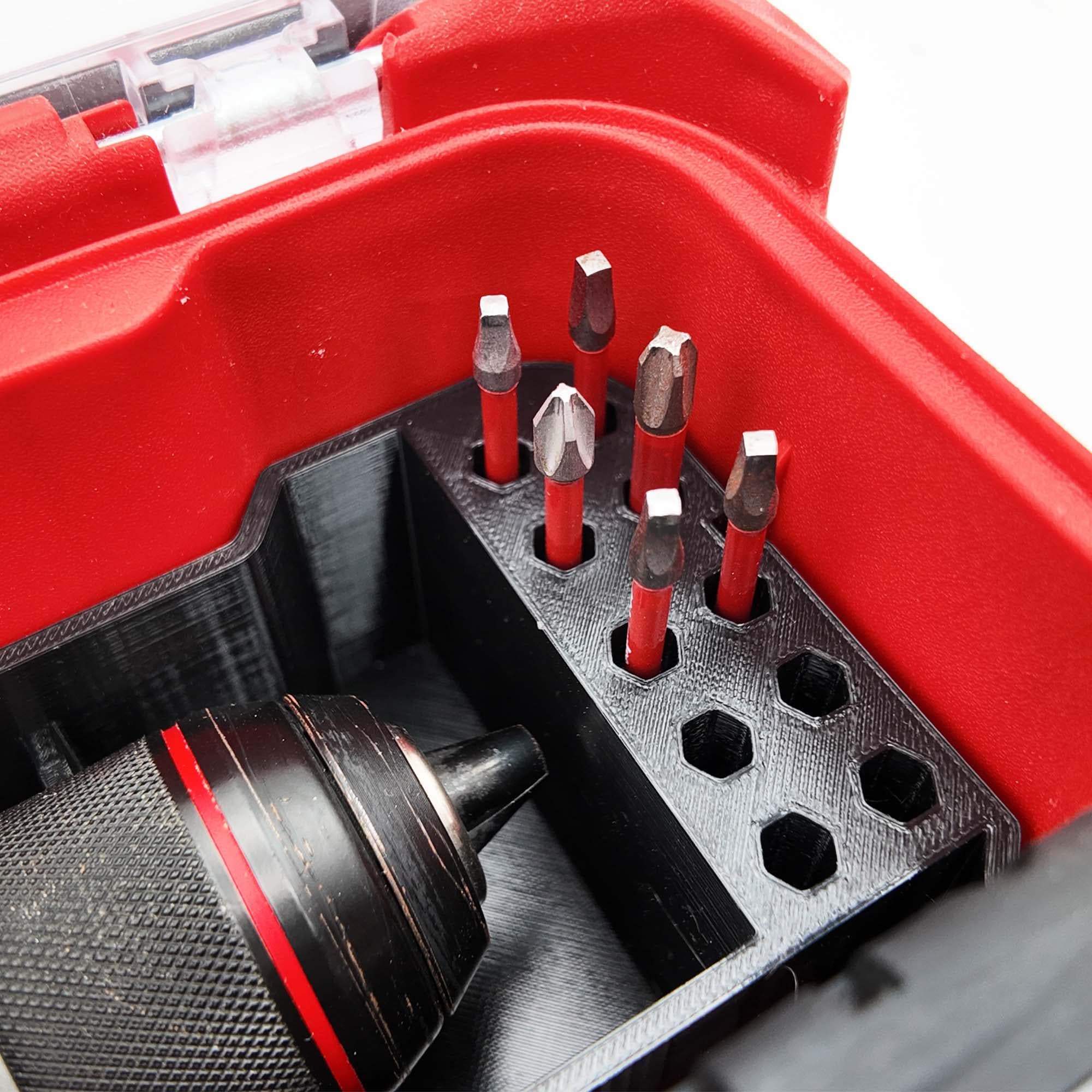 M12 Fuel Drill Driver Organizer For Milwaukee Compact Packout (Version 3)