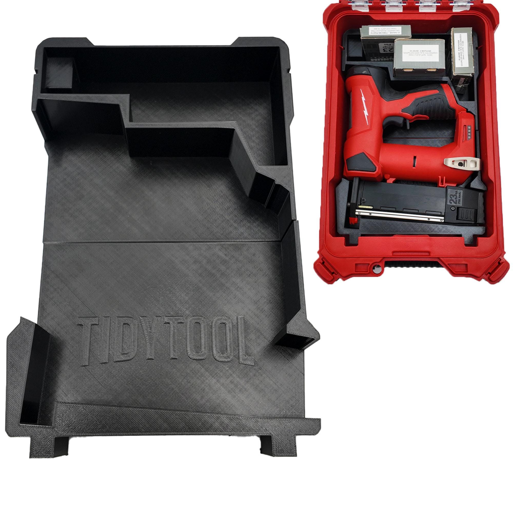 M12 Pin Nailer Organizer for Milwaukee Compact Packout (Version 2)