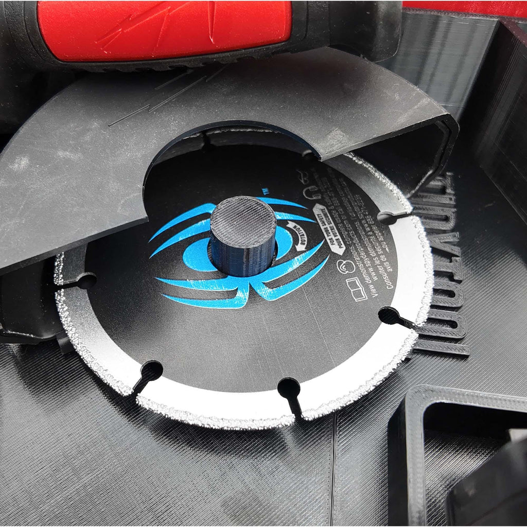 M18 Cut-Off Grinder Packout Organizer: Tool, Blade, Battery Liner - Version 3