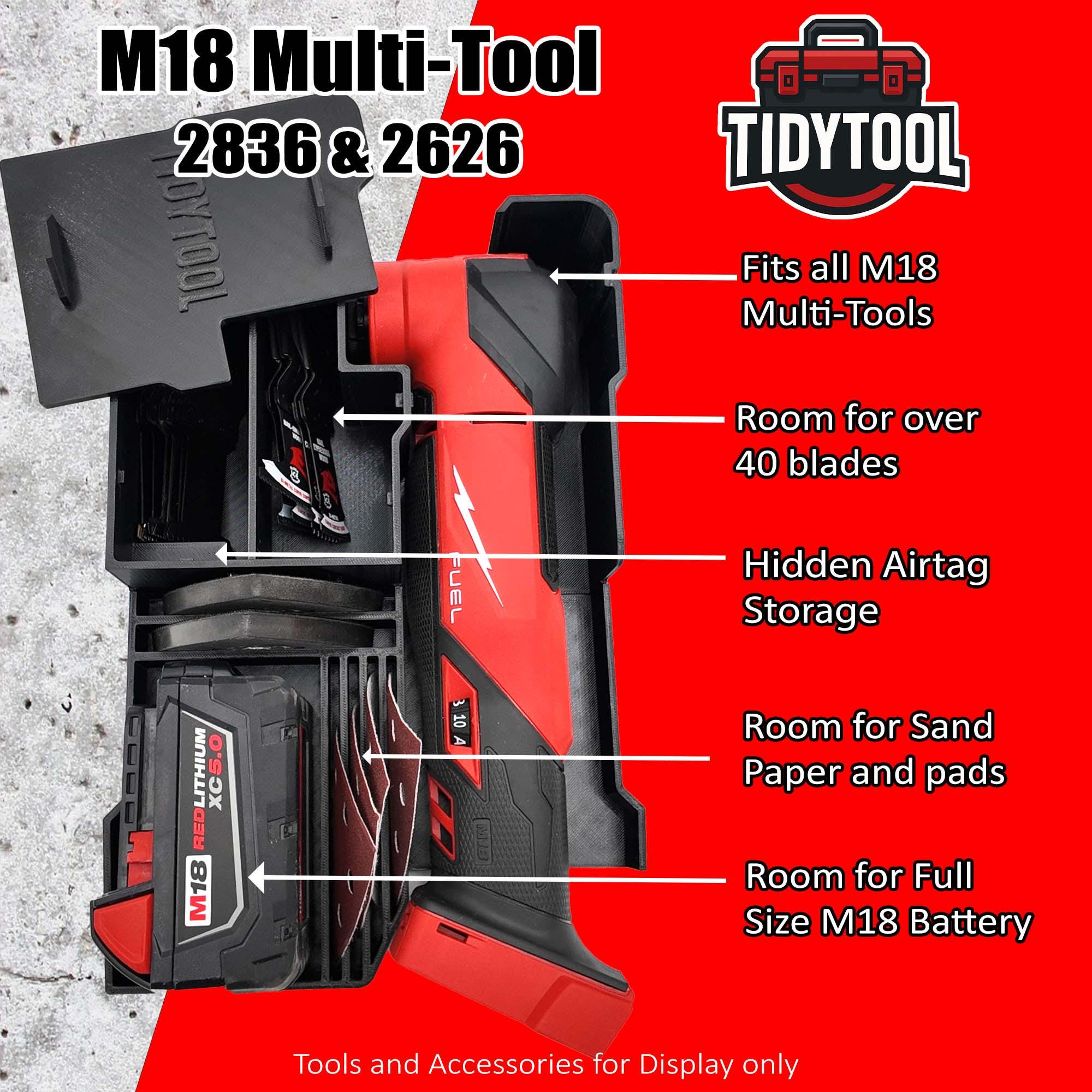 M18 Multitool FUEL Packout Liner for Milwaukee Compact Organizer - Version 4