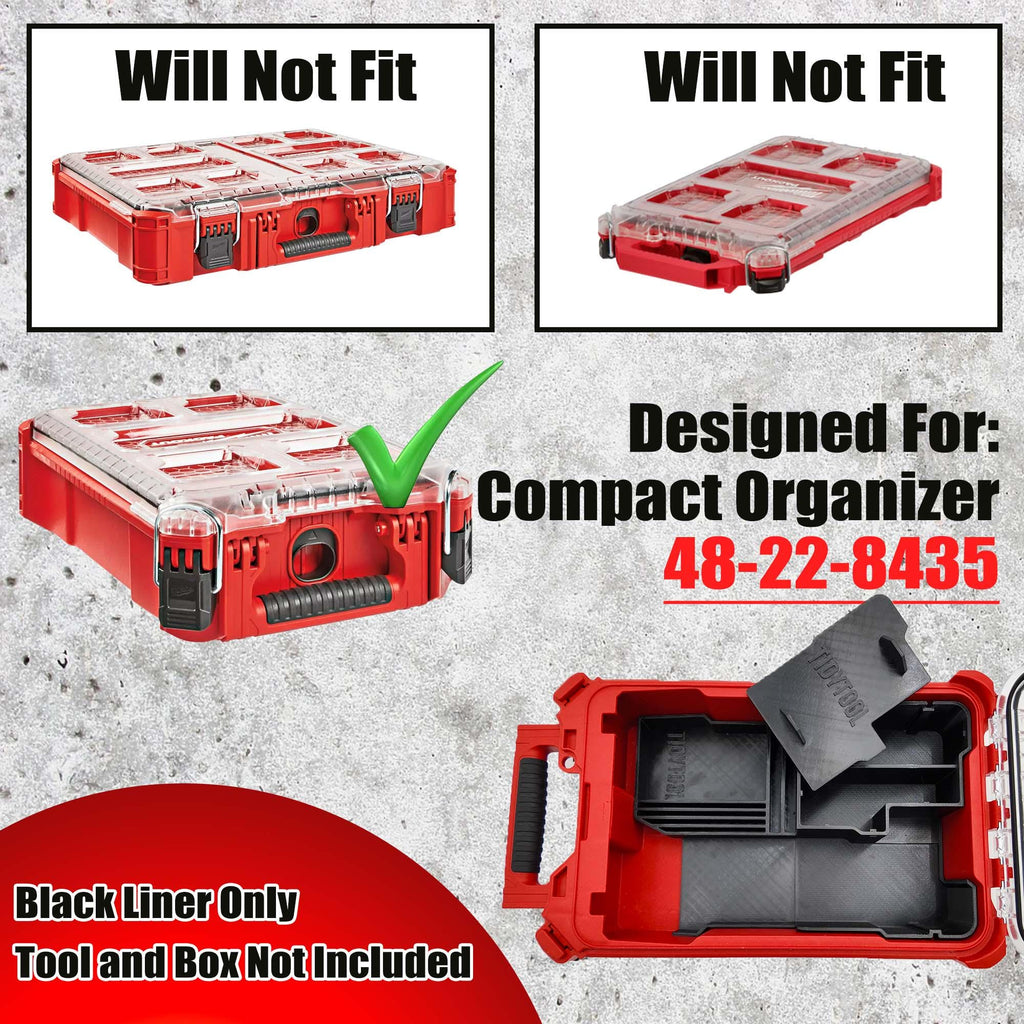 M18 Multitool FUEL Packout Liner for Milwaukee Compact Organizer - Version 4