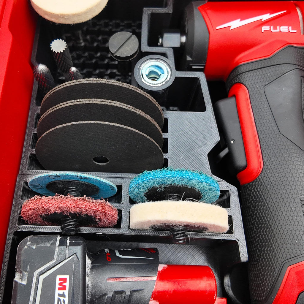 M12 Right Angle Die Grinder Packout Organizer