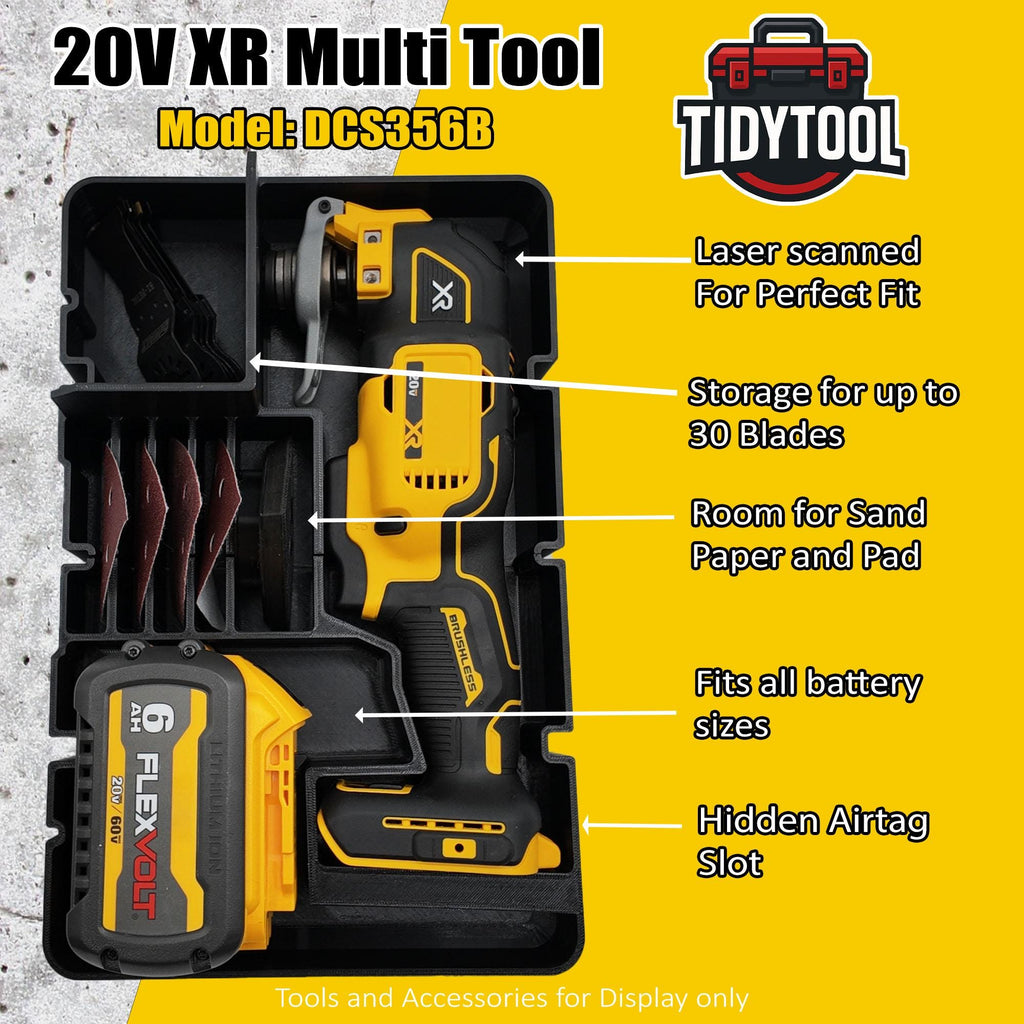DeWalt 20V Oscillating Multi-Tool Organizer for Deep Compact Organizer, Blade Storage