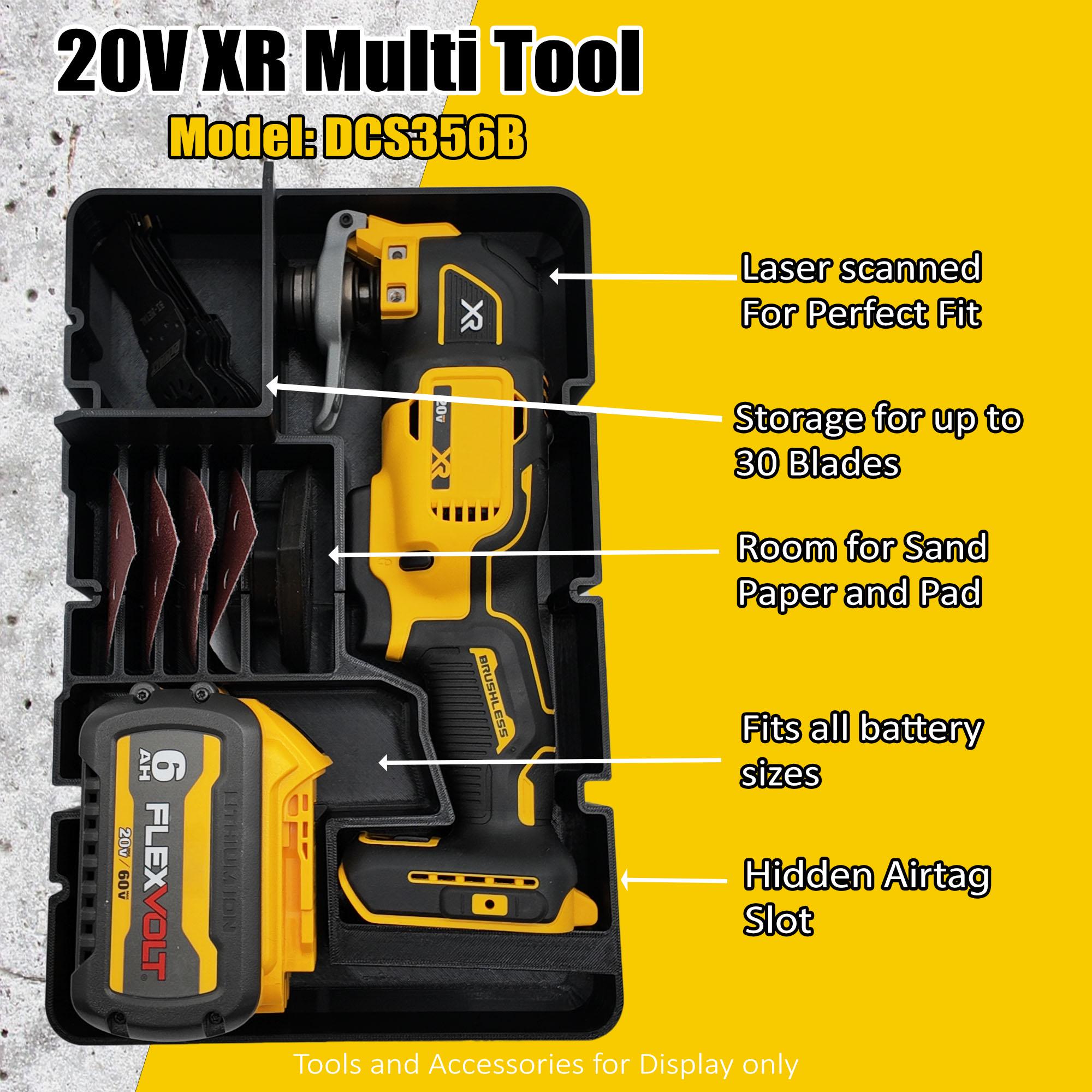 DeWalt 20V Oscillating Multi-Tool Organizer for Deep Compact Organizer, Blade Storage