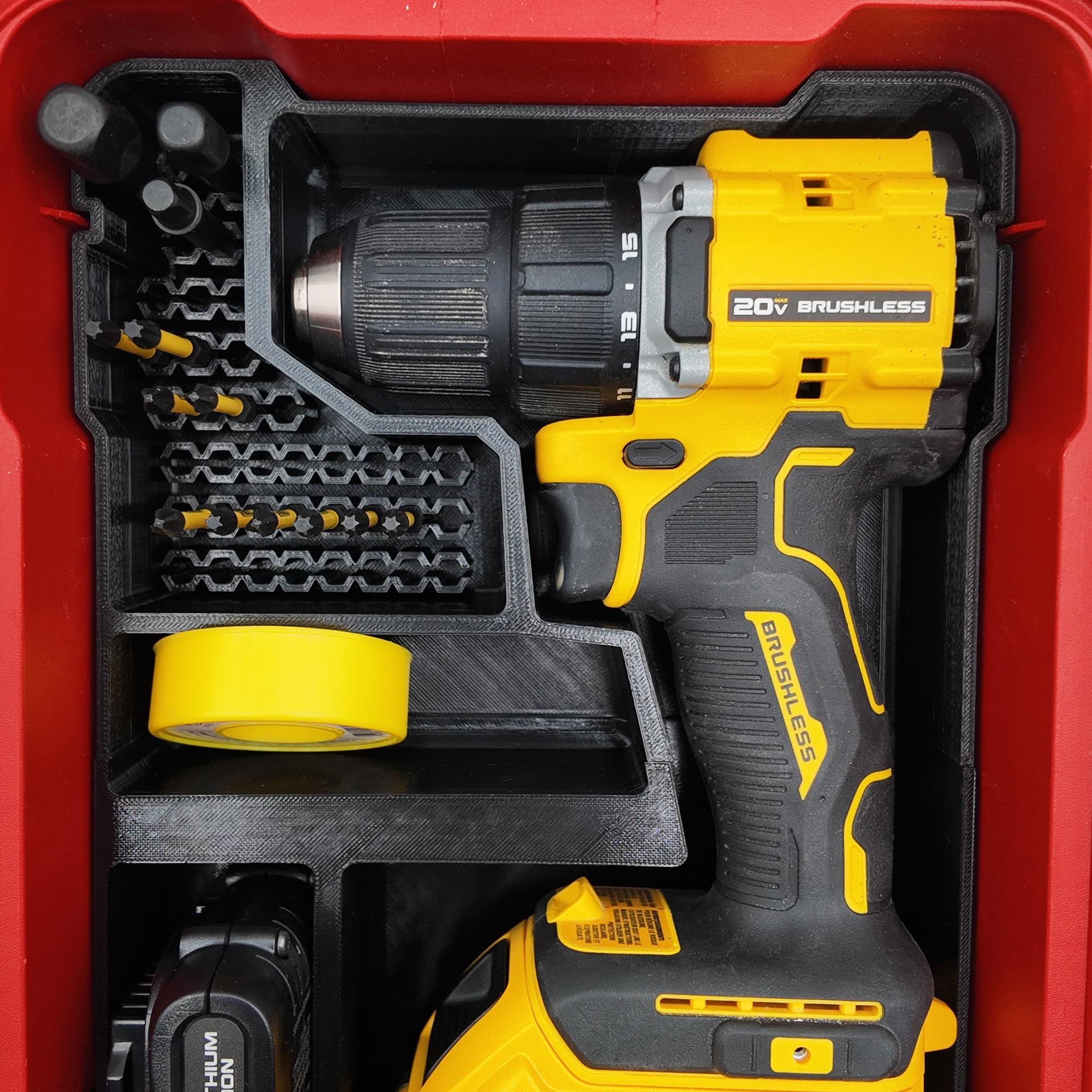 20V Brushless Drill (DCD794) Organizer for Milwaukee Compact Packout