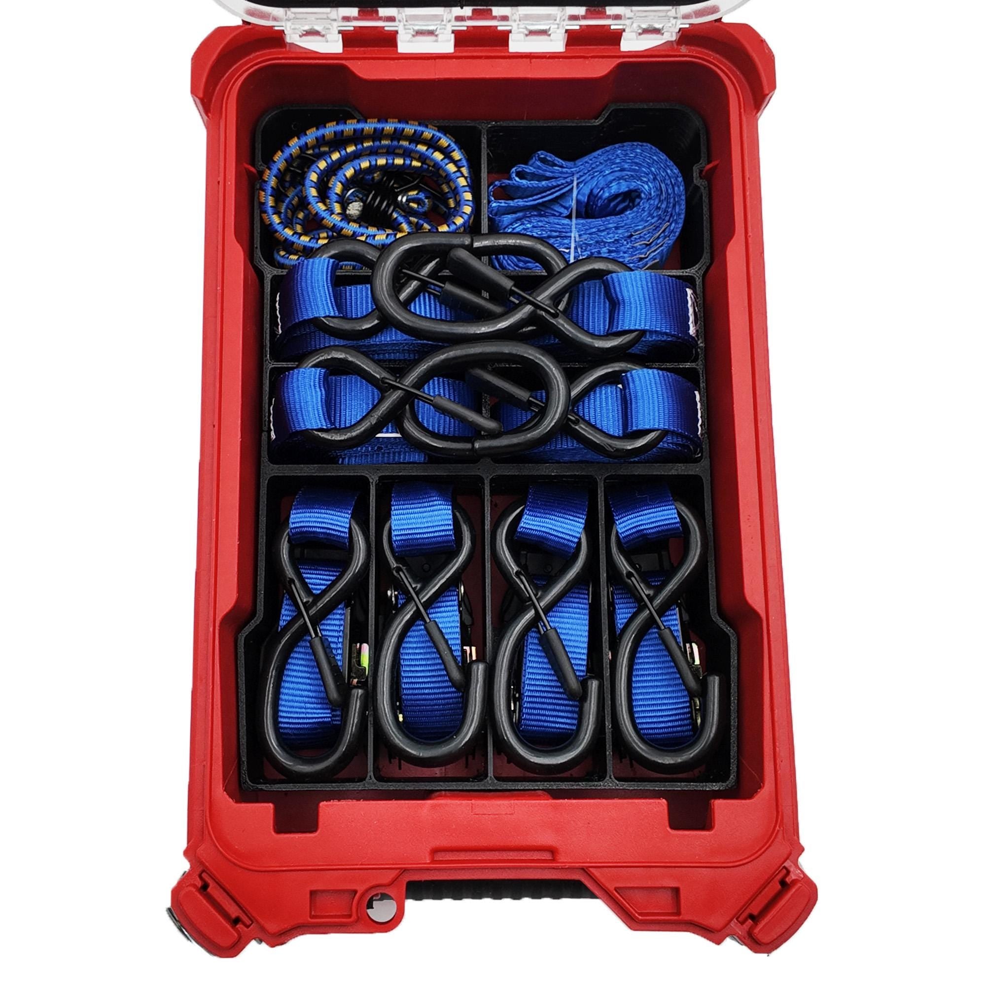 Ratchet Strap Organizer for Milwaukee Compact Packout