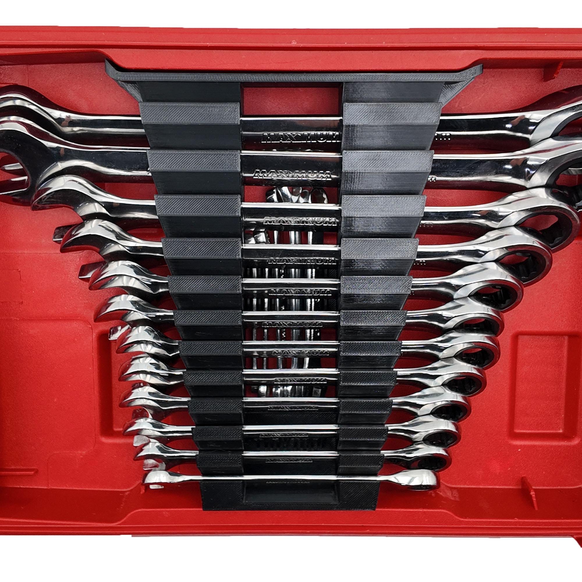 Wrench Organizer for Milwaukee Compact Packout (Version 2)