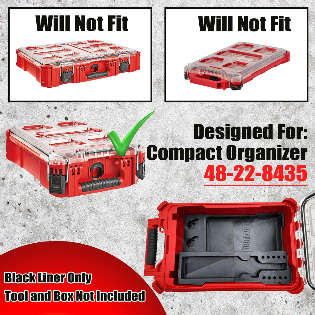 M12 Soldering Iron Organizer for Milwaukee Compact Packout (Version 2)
