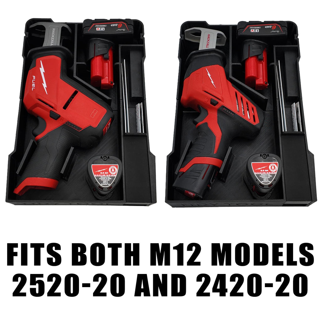 M12 Hackzall Organizer for Milwaukee Compact Packout (Version 2)