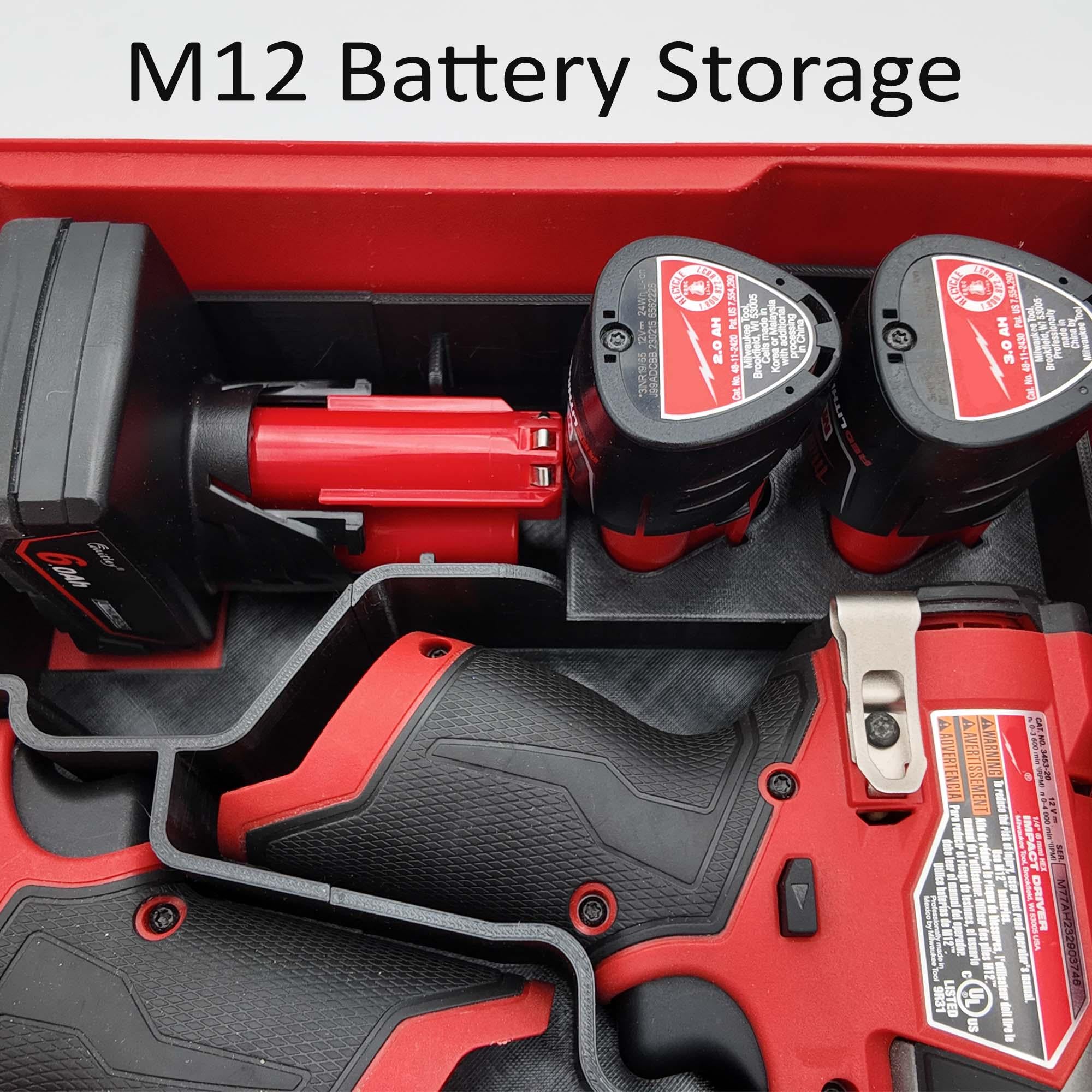 M18 Drill Driver Organizer for Milwaukee Compact Packout (Version 2)