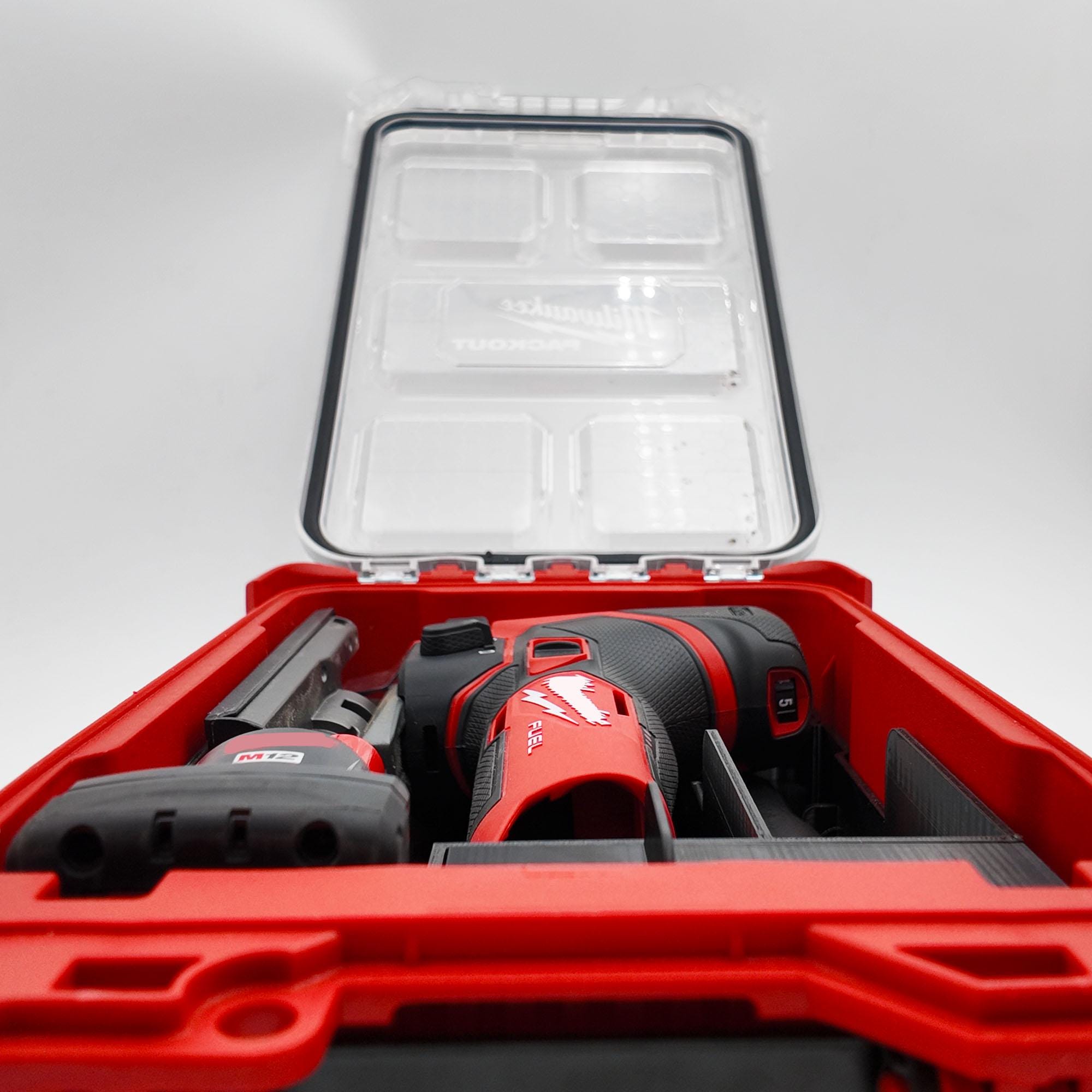M12 Fuel Jigsaw Organizer for Milwaukee Compact Packout (Version 2)