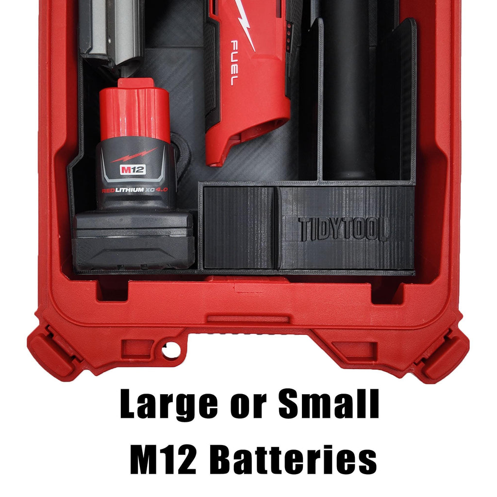 M12 Fuel Jigsaw Organizer for Milwaukee Compact Packout (Version 2)
