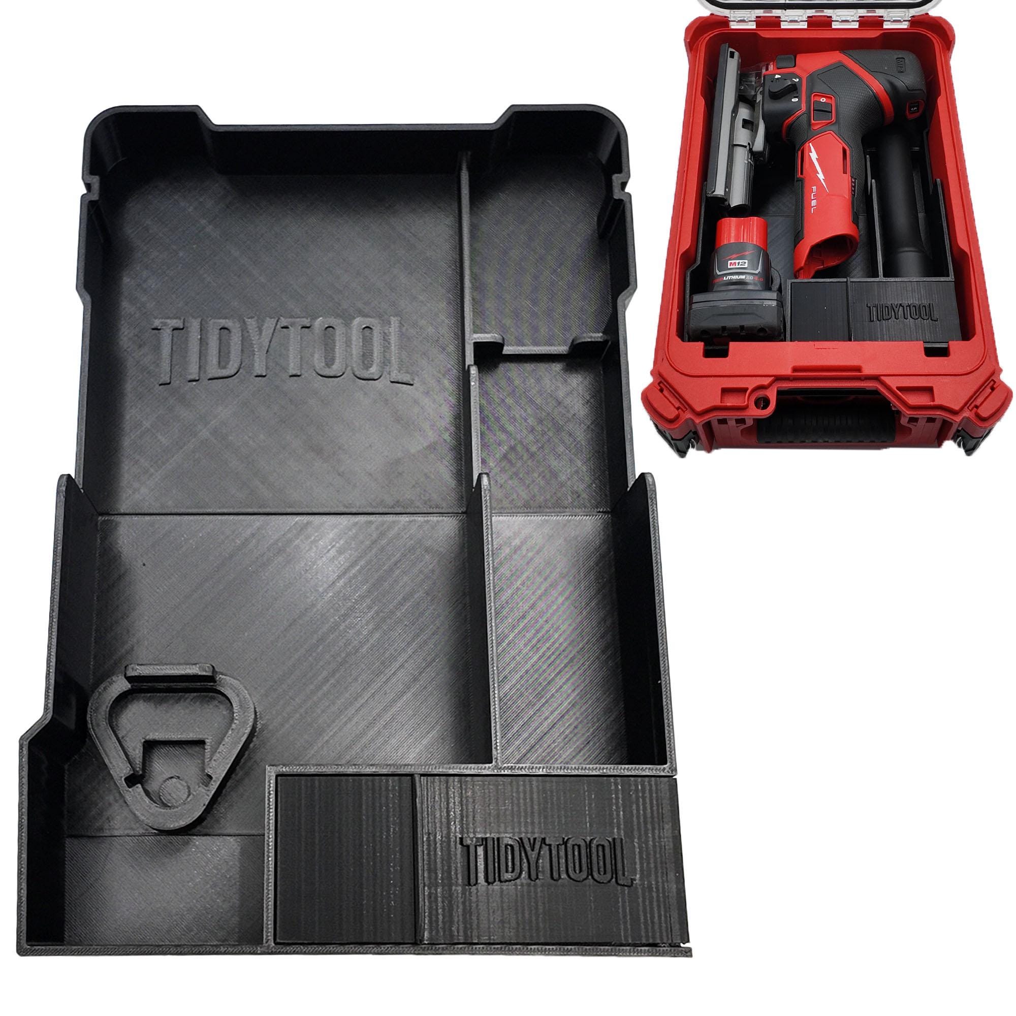 M12 Fuel Jigsaw Organizer for Milwaukee Compact Packout (Version 2)