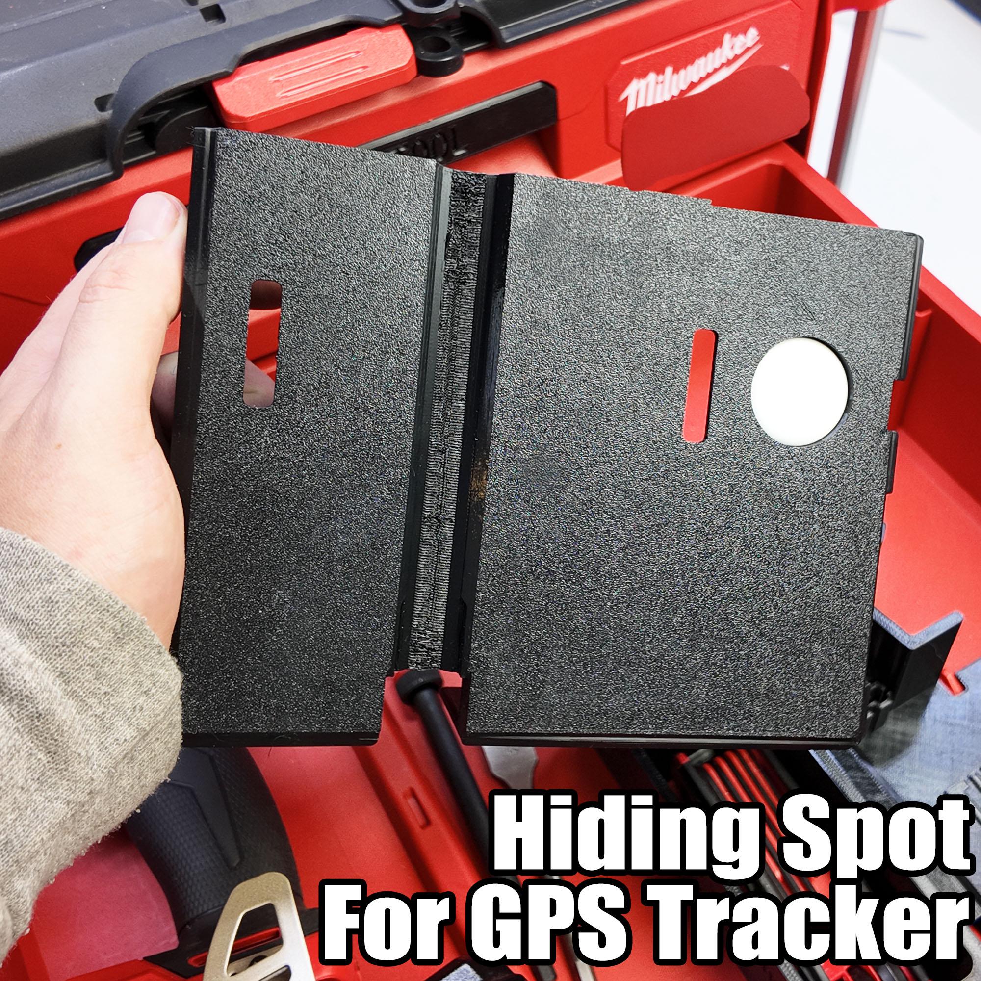 Milwaukee M18 Impact Driver Organizer for Packout Drawers, Bit Storage, GPS Tracker Compartment