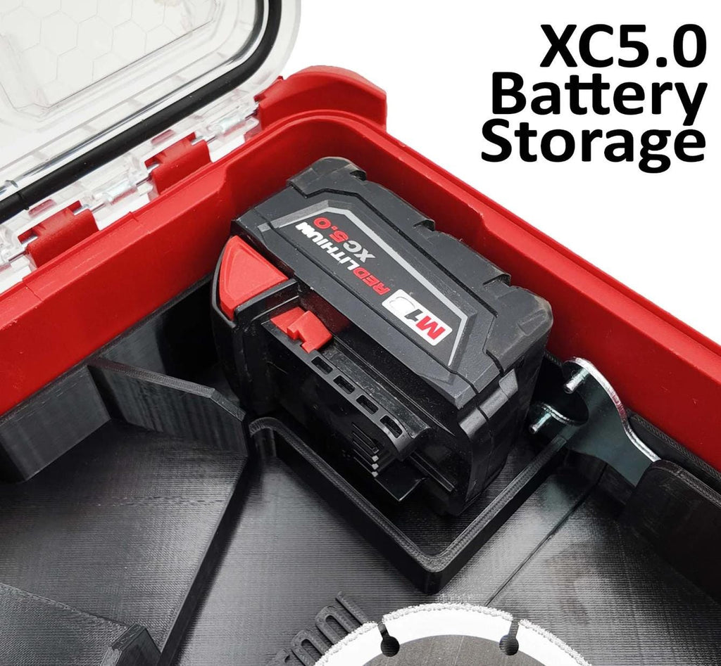 M18 Router Organizer for Milwaukee Compact Packout  Version 2