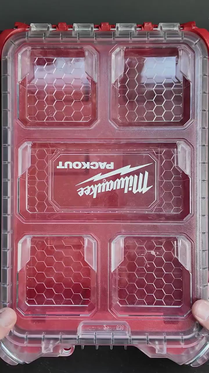 M12 Crown Stapler Organizer for Milwaukee Compact Packout (Version 2)